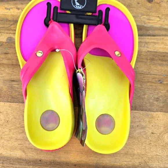 Hawaiian Jellys Ultra Comfort Mango Unisex Sandals Women's Size 8 - Picture 5 of 15